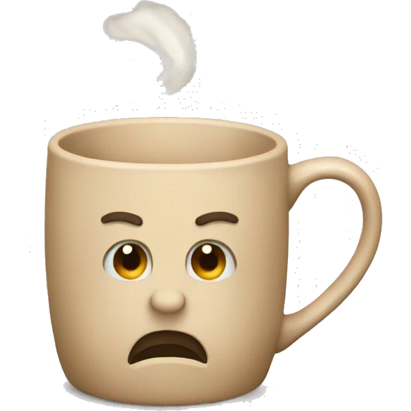 beige mug emoji