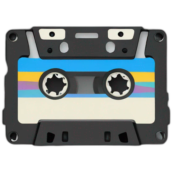 casette tape emoji