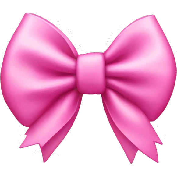 pink bow emoji
