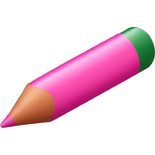 Pink crayola crayon  emoji