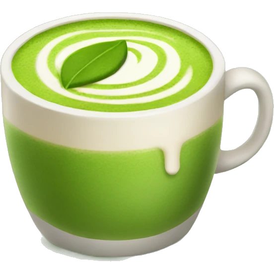 Matcha latte emoji