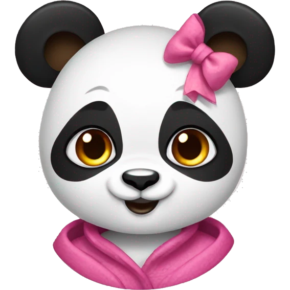 Coquette panda emoji