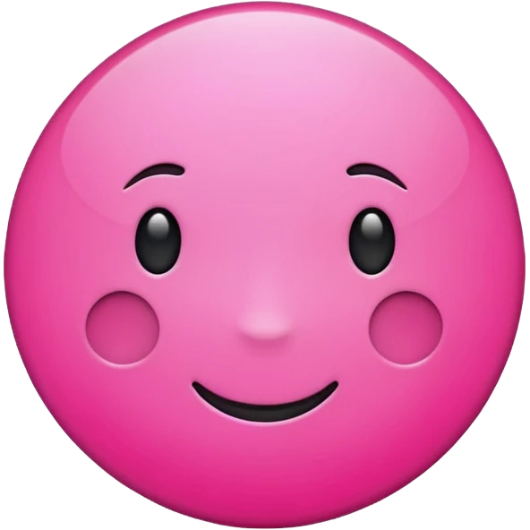 circulo + color rosa. NO cara ni nada, SOLO EL CIRCULO ROSA emoji