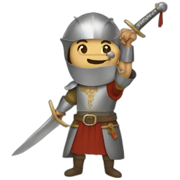 medieval sword-swallower emoji