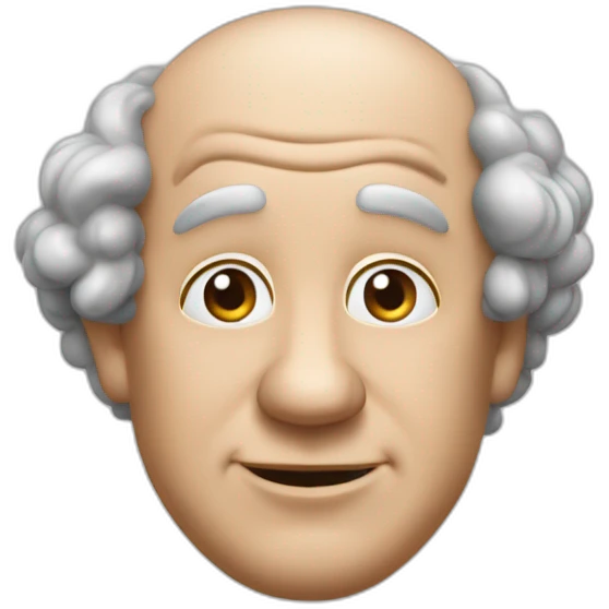 Curly joe of the three stooges emoji