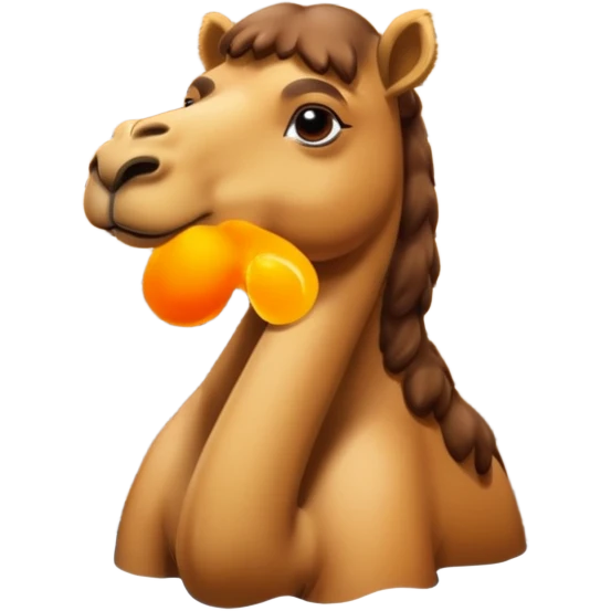 Camel in sauna hot emoji