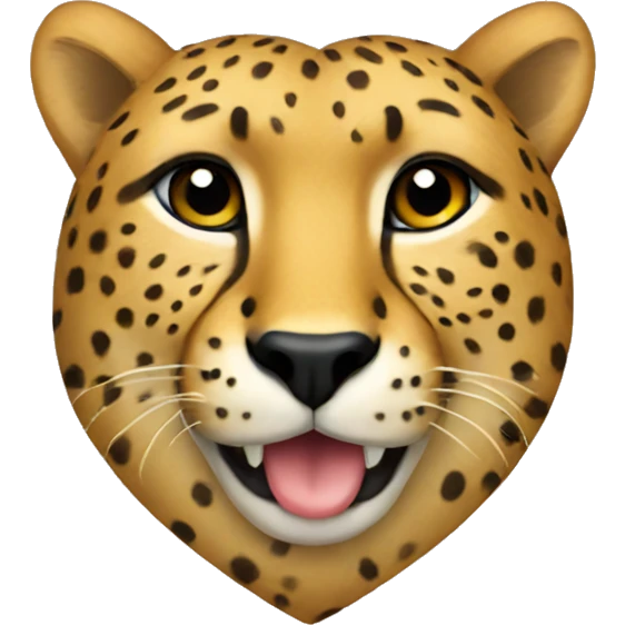 cheetah heart emoji