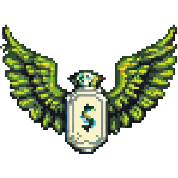 dollar bill with wings emoji