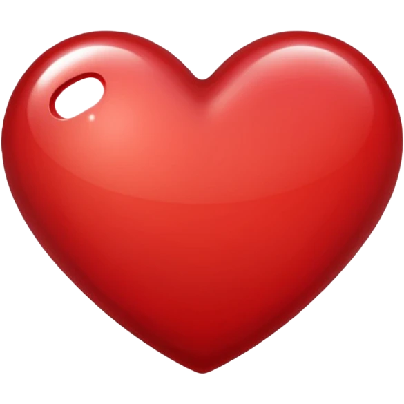 heart with a subtle shimmer emoji