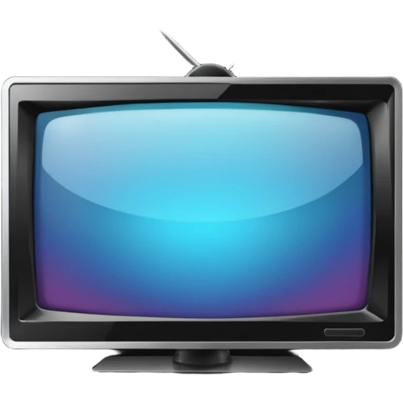 Flat tv emoji