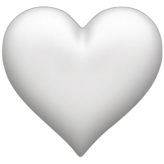 white heart emoji