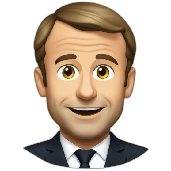 Emmanuel Macron face emoji