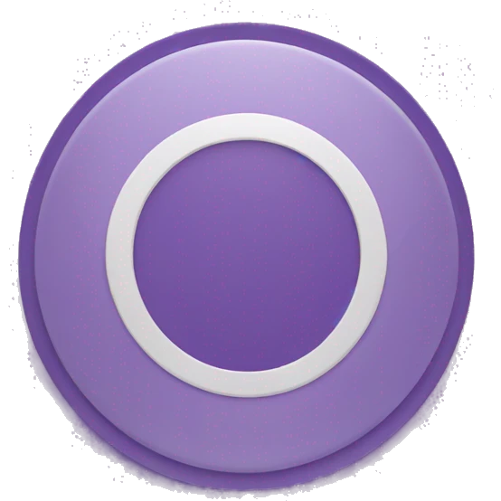 purple circle with white lines inside it emoji