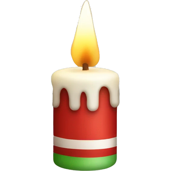 christmas candle emoji
