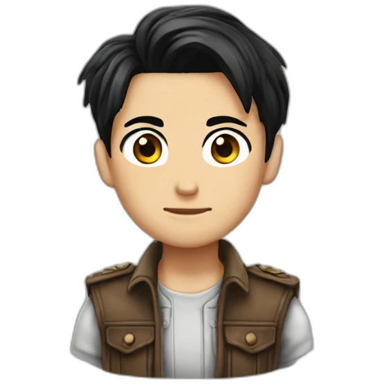 Levi Ackerman sprite emoji