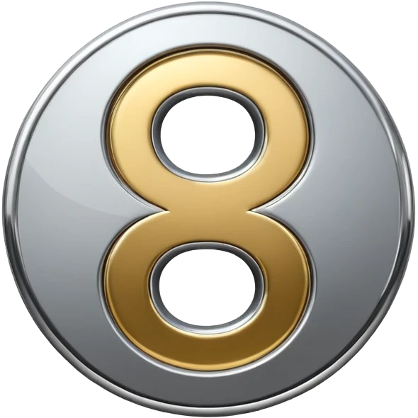 A double dollar sign emoji made of polished silver chrome, smooth metallic surface, glossy reflections, luxury swag vibe, minimal iOS emoji style, centered on white background emoji