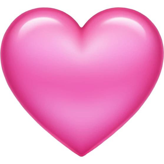 A glowing pink heart. Make it glow like crazy. Very bright and intense. More glow. Illuminated by a very bright light behind it emoji