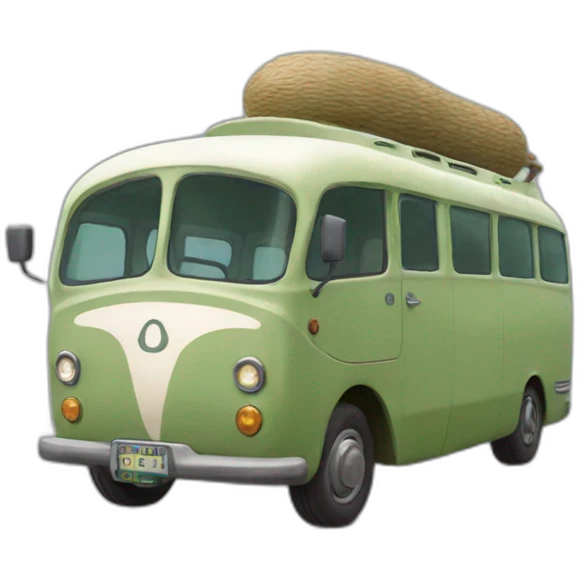 chat bus dans totoro emoji