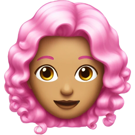 Pink shampoo with glitter  emoji