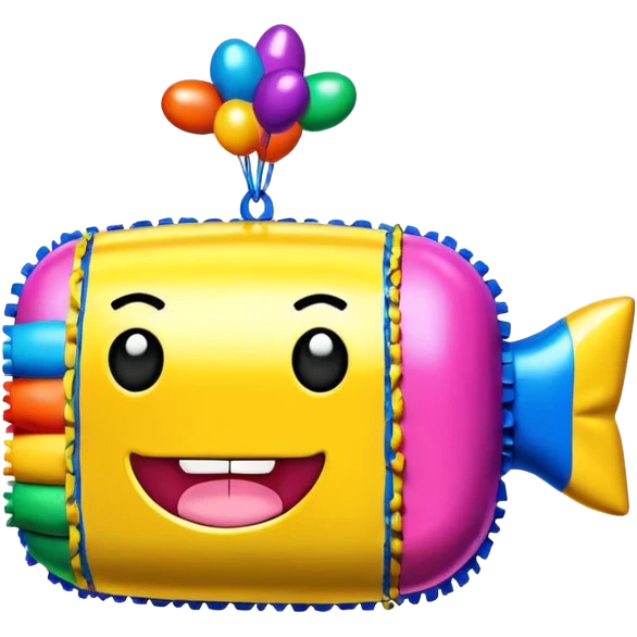   jeff koons style art SPAM pinata sculpture  emoji