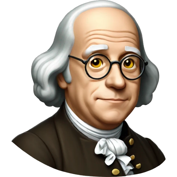 Benjamin franklin emoji