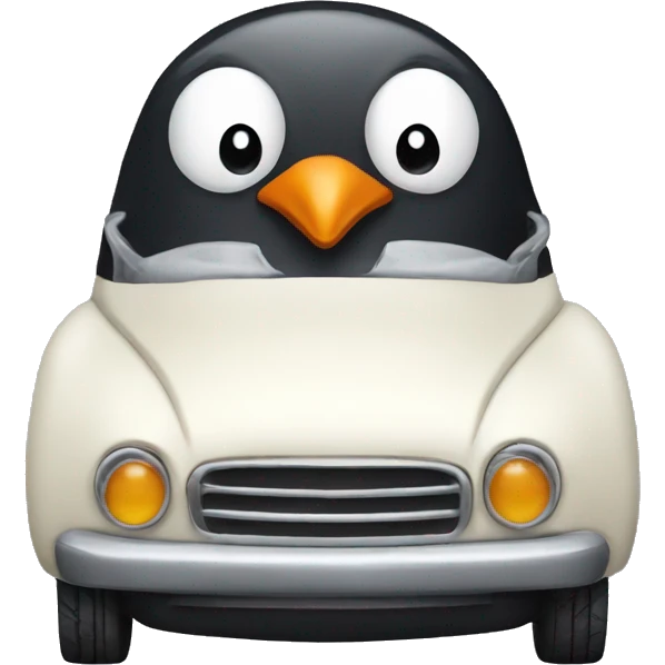 penguin-car emoji