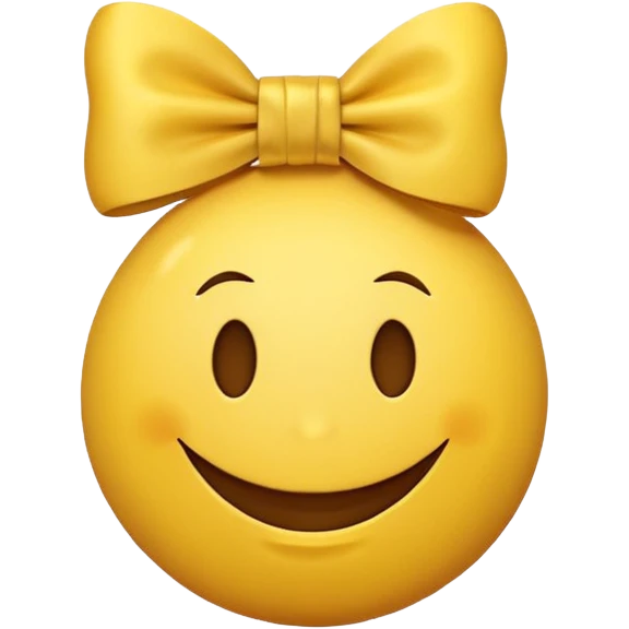 😛 with a bow emoji