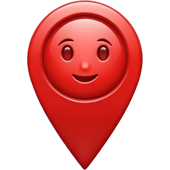 Red Location symbol emoji