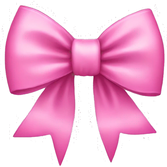 Pink bow emoji