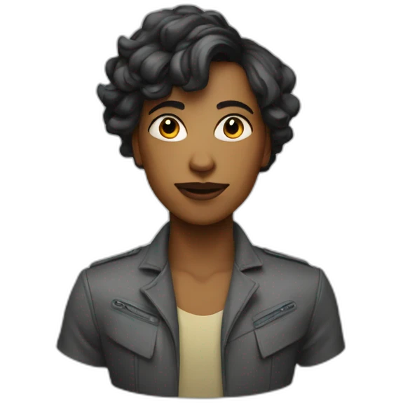 A futuristique short emoji