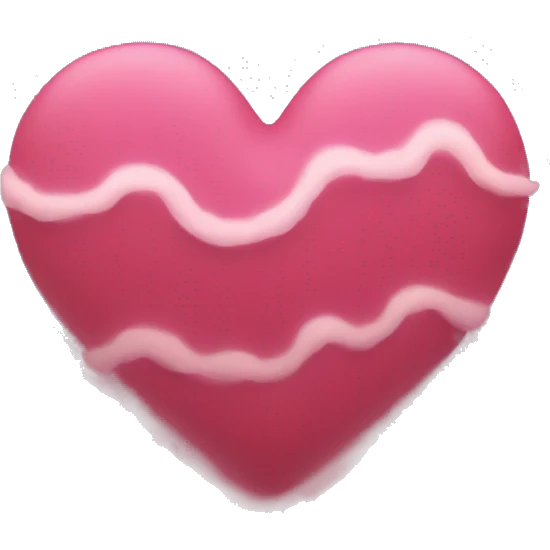 heart made of wave emoji