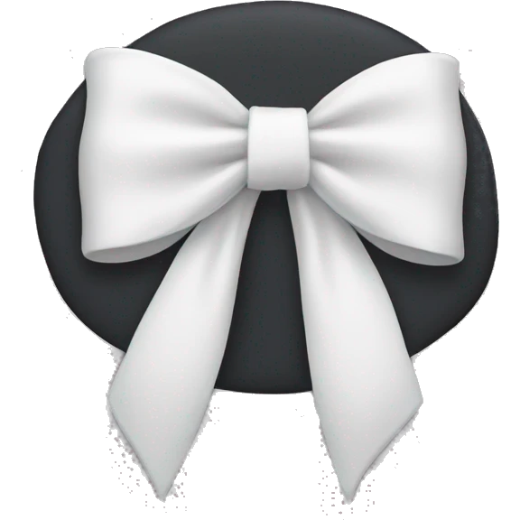 White bow emoji