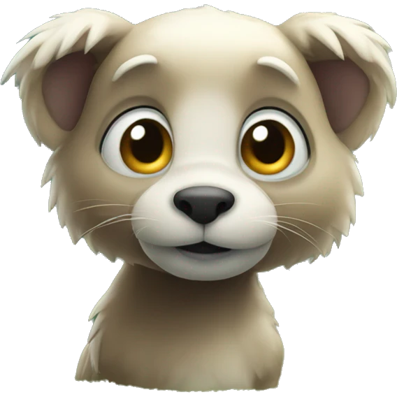 curious animal in nature emoji