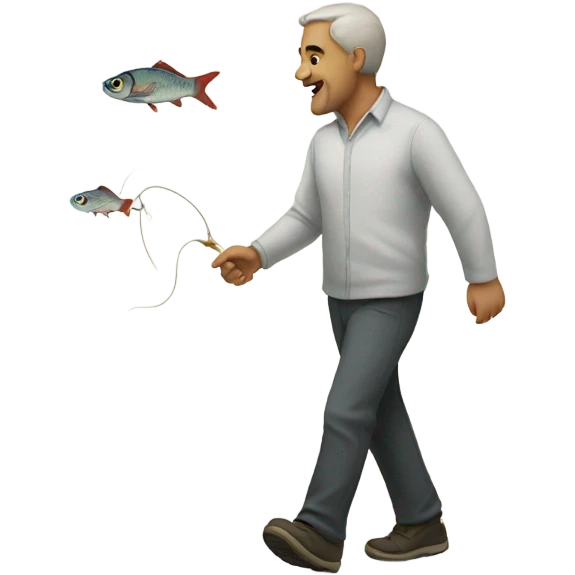 Walking ur fish emoji