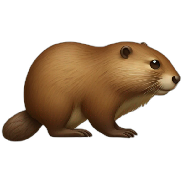 Beaver replaces vitruvian man emoji