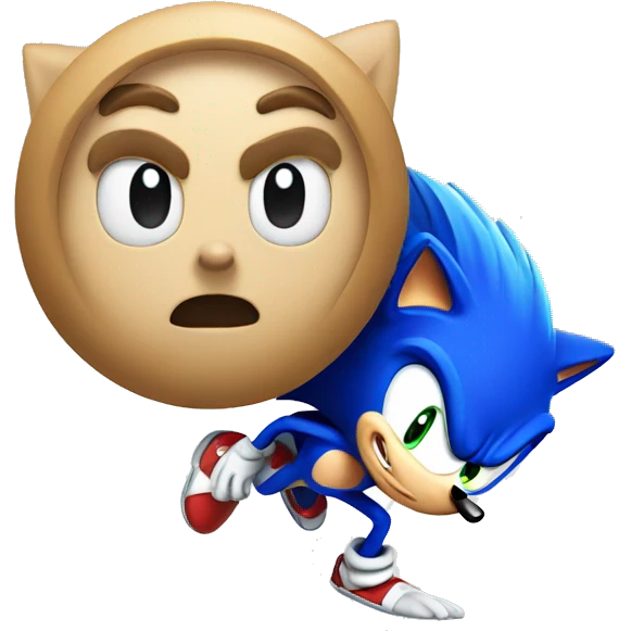 Sonic the hedgehog  emoji