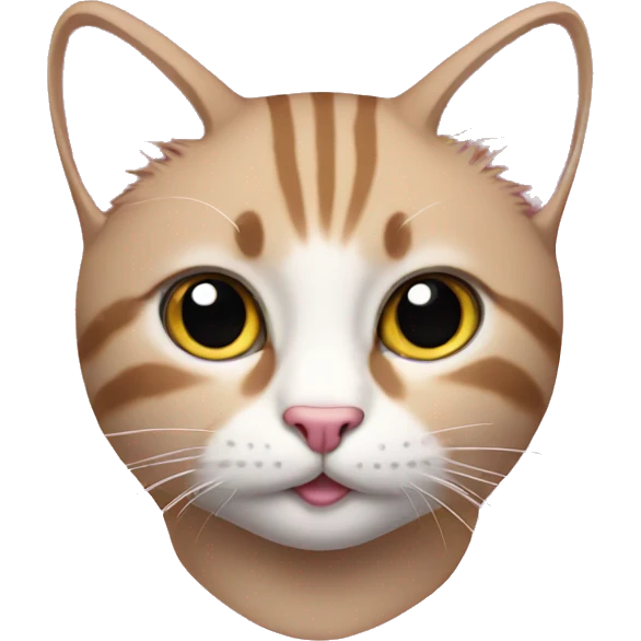 Cat pink emoji