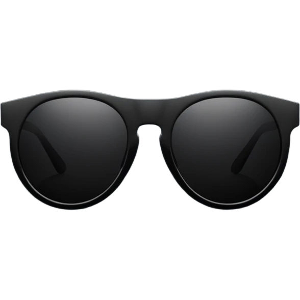 Black sunglasses emoji