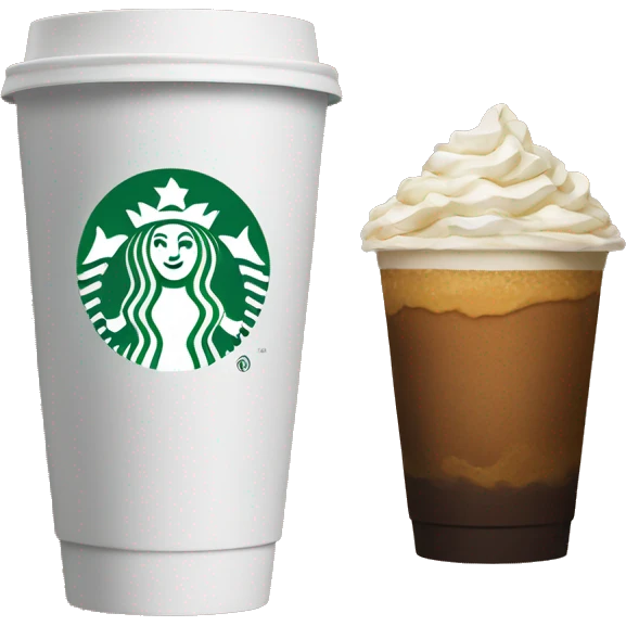 Starbucks cup emoji