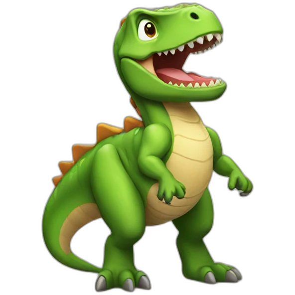 Dino hero emoji