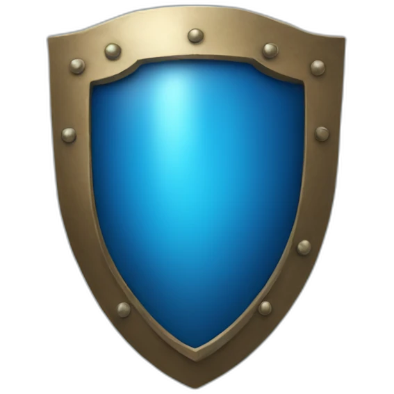 shield blue emoji