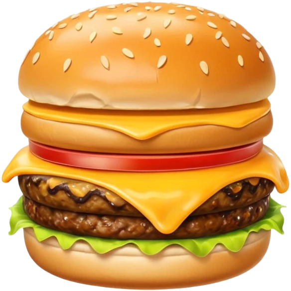 burger cheese emoji