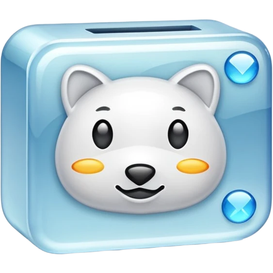 glitter white bank emoji