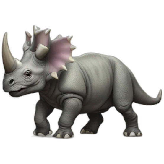 Triceratops-Rhino emoji