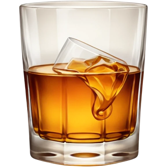 glass of whiskey emoji