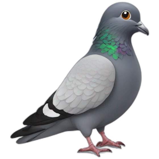 Pigeon christmas emoji