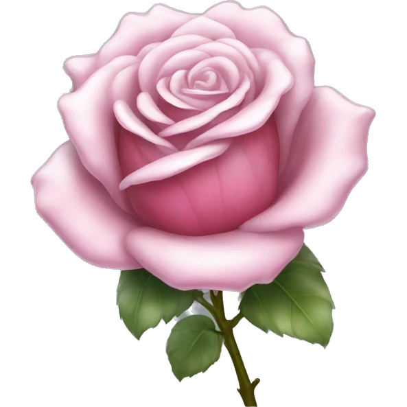 rose in crystal emoji