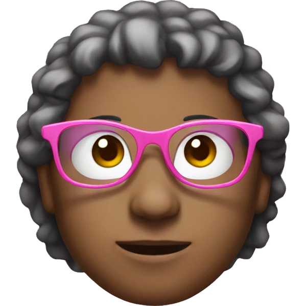 pink glasses emoji