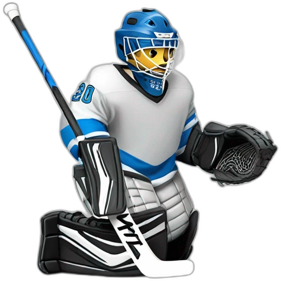 Cat being goalie emoji