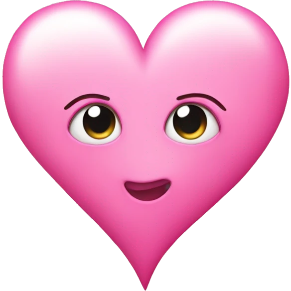 Pink heart emoji